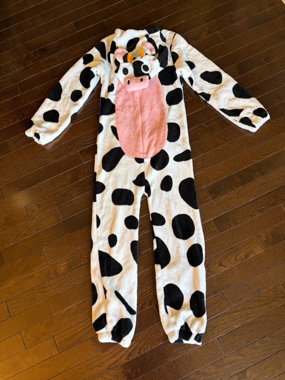 Htper Kids Cow Onesie Costume 7-8 Years Animal Onesie Costume